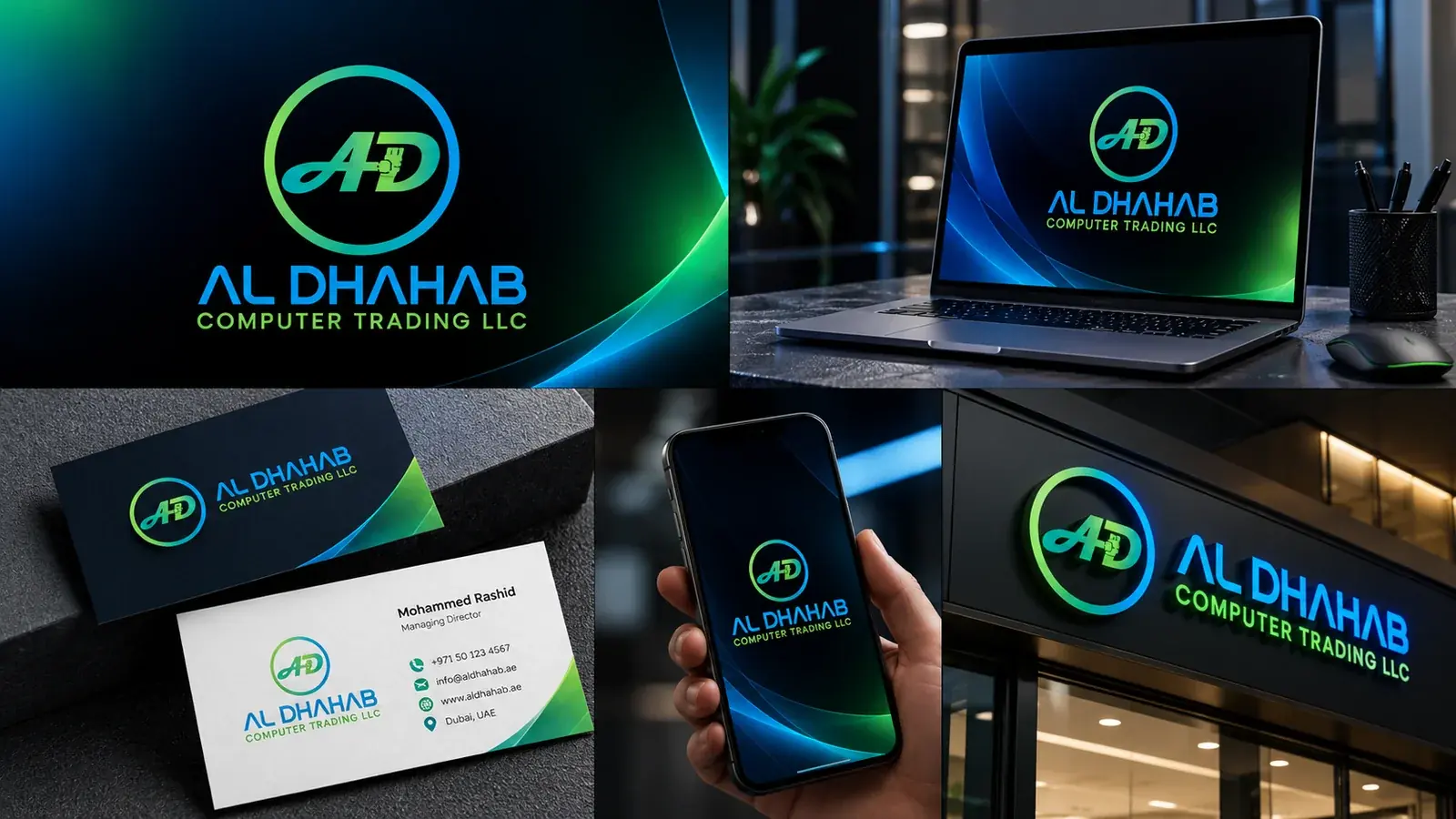 Al Dhahab Computer Trading - Branding, Creative Design, Website, Social Media Setup, Local SEO Case Study by Sinopiq Dubai